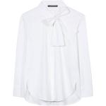 Weiße Langärmelige Luisa Cerano Festliche Blusen für Damen Größe S für den für den Frühling 