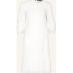 Weiße 3/4-ärmelige Luisa Cerano Häkelkleider mit Reißverschluss aus Baumwolle für Damen Größe S 