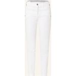 Weiße Bestickte Luisa Cerano Jeans mit Stickerei aus Baumwolle für Damen Größe L 