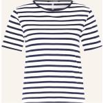 Dunkelblaue Luisa Cerano T-Shirts aus Baumwolle für Damen Größe S 