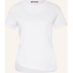 Weiße Luisa Cerano T-Shirts aus Baumwolle für Damen Größe XS 