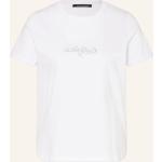 Weiße Luisa Cerano T-Shirts aus Baumwolle für Damen Größe M 