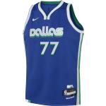 Luka Doncic Dallas Mavericks City Edition Nike Dri-FIT NBA Swingman Trikot für ältere Kinder - Blau