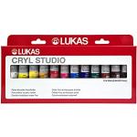 LUKAS Cryl Studio Acrylfarben-Set 12 x 20 ml