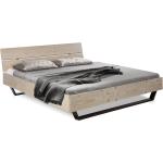 Schwarze Moderne Möbel-Eins Holzbetten matt aus Fichte 120x200 