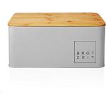 Hellgraue Moderne Rechteckige Brotkästen & Brotboxen aus Metall 