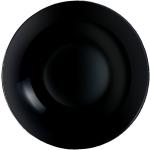 Schwarze Luminarc Teller aus Glas 