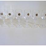 Vintage Glasserien & Gläsersets 110 ml mit Hafen-Motiv aus Glas graviert 