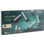 Lumineo LED-Kerze Weihnachtsclip set von 10