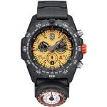 Luminox Schweizer Uhr »Chronograph mit Kompass Bear Grylls Survival«, gelb