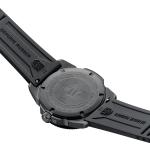Schwarze Wasserdichte Schweizer Luminox Quarz Armbanduhren matt aus Edelstahl mit arabischen Ziffern mit Saphir mit Datumsanzeige mit Saphirglas-Uhrenglas zum Tauchen 