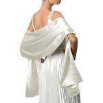 Beige Unifarbene Elegante Pashmina-Schals aus Chiffon für Damen Einheitsgröße für den für den Sommer 