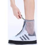 Schwarze Schuhüberzieher & Regenüberschuhe mit Reißverschluss aus PVC rutschfest für Herren 