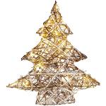 Silberne 40 cm LUNARTEC LED-Weihnachtsbäume 