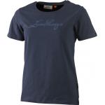 Reduzierte Blaue Lundhags Bio T-Shirts aus Baumwolle für Damen Größe XS 