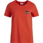 Reduzierte Rote Lundhags Bio T-Shirts aus Baumwolle für Damen Größe L 
