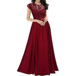 Rote Unifarbene Elegante Schulterfreie Kurze Abendkleider aus Jersey für Damen Größe S Große Größen für den für den Sommer 