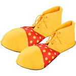 LUOEM Clown Schuhe mit Punkten für Karneval Fasching Kostüm Frauen Männer Universalgröße