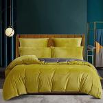 Graue Bettwäsche Sets & Bettwäsche Garnituren mit Reißverschluss aus Fleece 155x220 3-teilig 