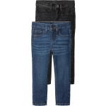 lupilu® Kleinkinder Jeans Slim 2er Set (104, schwarz/blau)