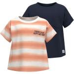 Marineblaue Bio Kinder T-Shirts aus Baumwolle für Jungen Größe 98 2-teilig 