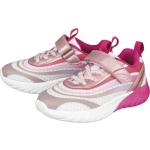 Pinke Lupilu LED Schuhe & Blink Schuhe mit Schnürsenkel aus Textil für Kinder 