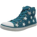 Blaue Lurchi High Top Sneaker & Sneaker Boots mit Reißverschluss aus Leder für Kinder Größe 30 