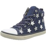Blaue Lurchi High Top Sneaker & Sneaker Boots mit Reißverschluss aus Leder für Kinder Größe 28 