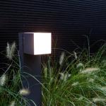 Reduzierte Anthrazitfarbene Moderne Wegbeleuchtungen LED aus Aluminium 