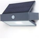Anthrazitfarbene LUTEC Rechteckige LED Solarleuchten 