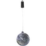 Luxform LED-Hängelampe Batteriebetrieben Ball Swirl Silbern