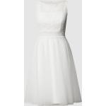 Reduzierte Offwhitefarbene Bestickte Luxuar Fashion Brautkleider & Hochzeitskleider aus Polyester für Damen Größe XS für die Braut 