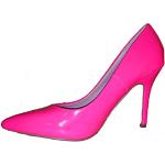 Pinke Lack-Optik Pfennigabsatz High Heels & Stiletto-Pumps für Damen Größe 36 