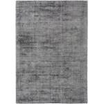 Anthrazitfarbene Melierte Moderne Allergiker Kayoom Design-Teppiche strukturiert aus Textil 80x150 