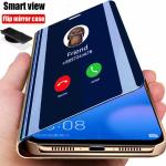 Violette Samsung Galaxy S8 Cases Art: Flip Cases durchsichtig mit Spiegel 