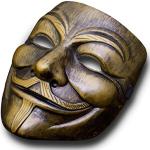 Luxus V wie Vendetta Maske Guy Fawkes Anonymous Re