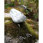 20 cm Deko-Vögel für den Garten aus Edelstahl 