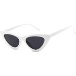 Weiße Cateye Sonnenbrillen aus Polycarbonat für Kinder 
