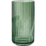 Grüne Bauhaus 20 cm Vasen & Blumenvasen 20 cm mit Kopenhagen-Motiv aus Glas mundgeblasen 