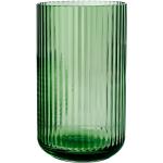 Lyngby Vase Glas Copenhagen green 31cm