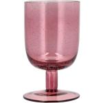 Lyngby Glas Wasserglas mit Fuss Valencia 37 cl Pink