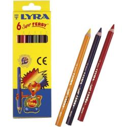 LYRA Buntstifte Super-Ferby 6-farbig sortiert