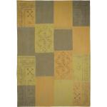 Gelbe Kayoom Patchwork Teppiche aus Baumwolle 160x230 