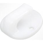 Lysel® Kombi-Nylonhaken klein ohne Ring, (BxL) 38x45mm in Weiß (250 Stück)
