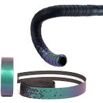 Lywencom Fahrrad-Lenkerband, bequem, rutschfest, dämpfend, schweißabsorbierend, atmungsaktiv, mit Farbverlauf, EVA-Schaum, selbstklebend, mit 2 Stopfen(Grün lila Farbverlauf)