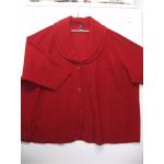 Rote Trachten-Strickjacken aus Wolle für Damen Größe XS 
