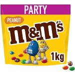 M&M'S Peanut Großpackung Schokolade, Ramadan Geschenke, Schokolinsen mit Erdnusskern, 1 Packung (1 x 1kg)