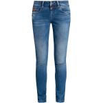 Blaue Casual Miracle of Denim Skinny Jeans aus Denim für Damen Größe M 