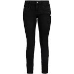 Schwarze Miracle of Denim Skinny Jeans aus Denim für Damen Größe M Weite 34 