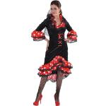 Schwarze Spanierin-Kostüme aus Polyester für Damen Größe S 
